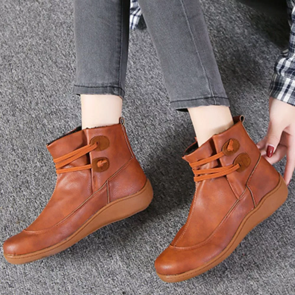 Button Detail Ankle Boots, image 16