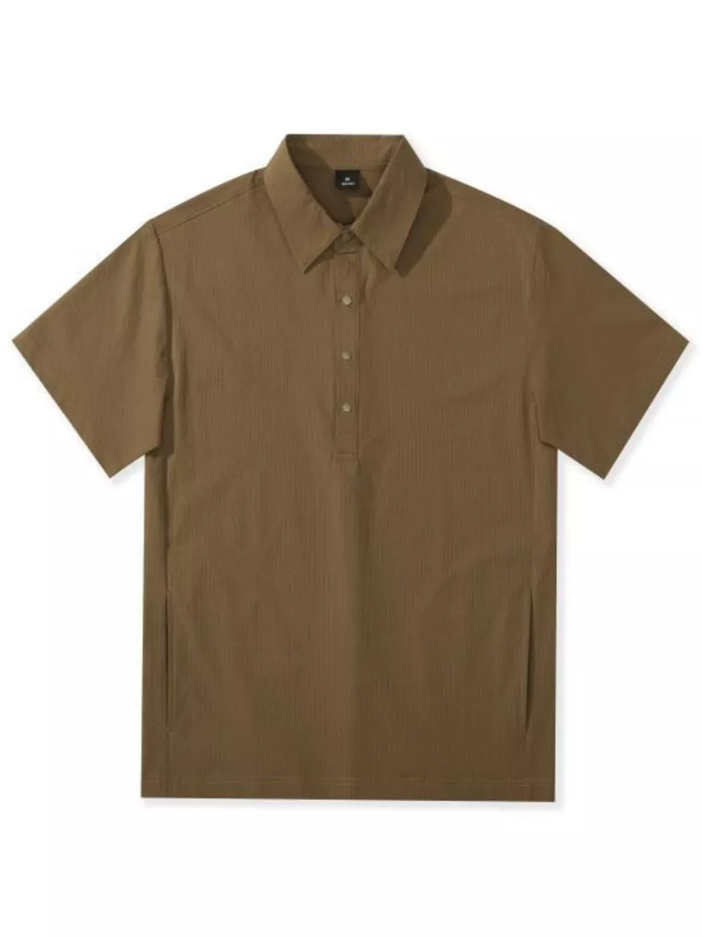Men's Plus Size Button Detail Short Sleeve Polo, image 5