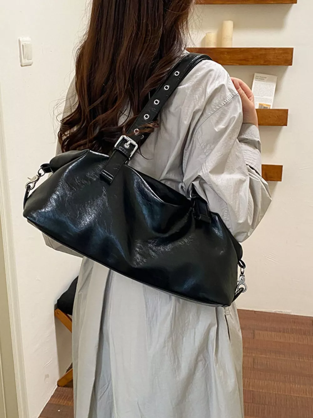 PU Leather Shoulder Bag, image 8