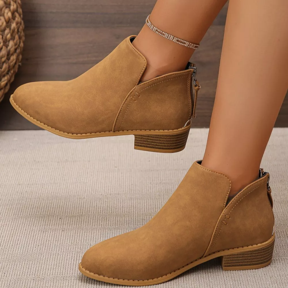 Point Toe Block Heels Boots, image 30