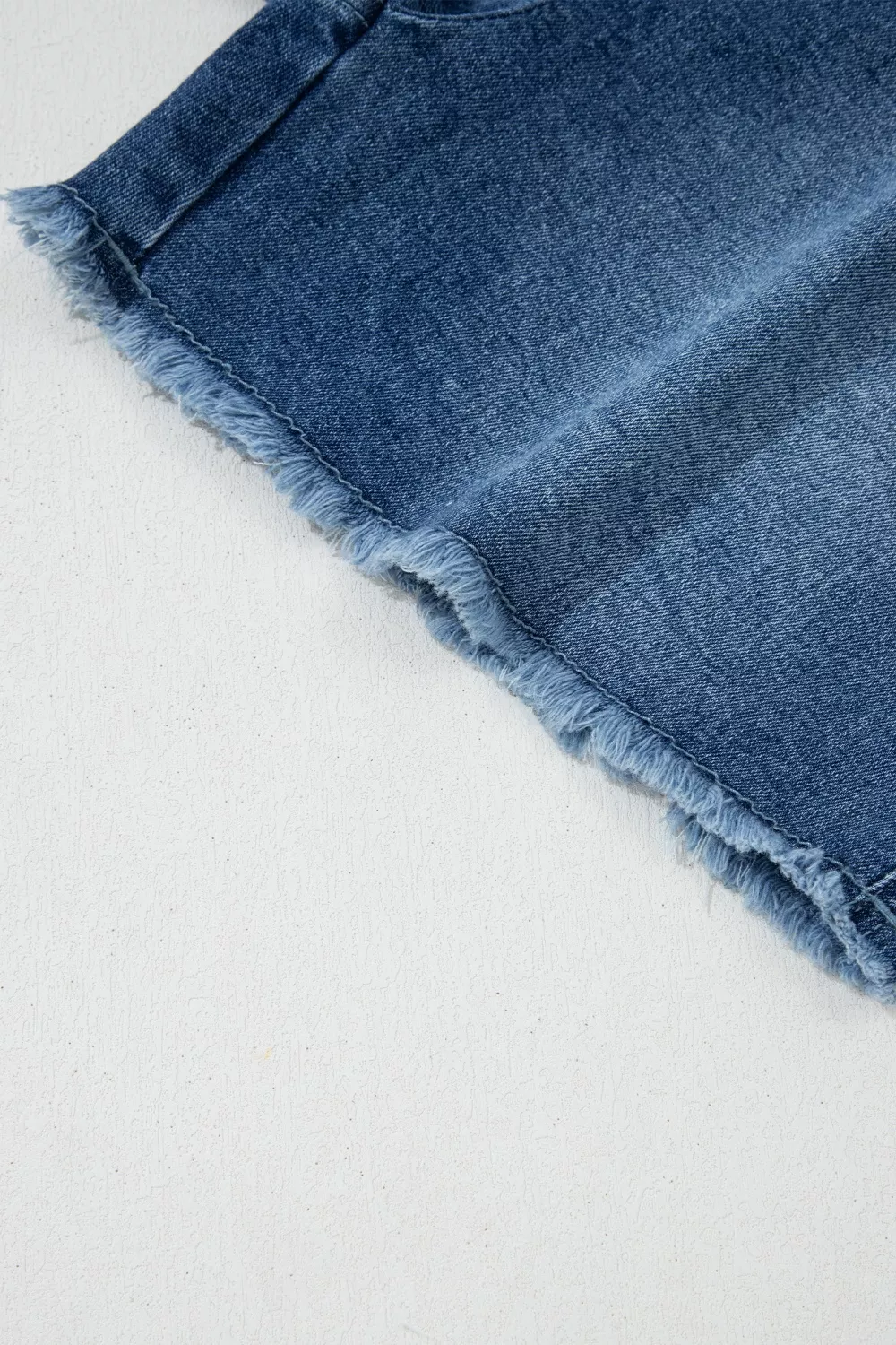 Wrapped Tied Waist Denim Skort, image 11