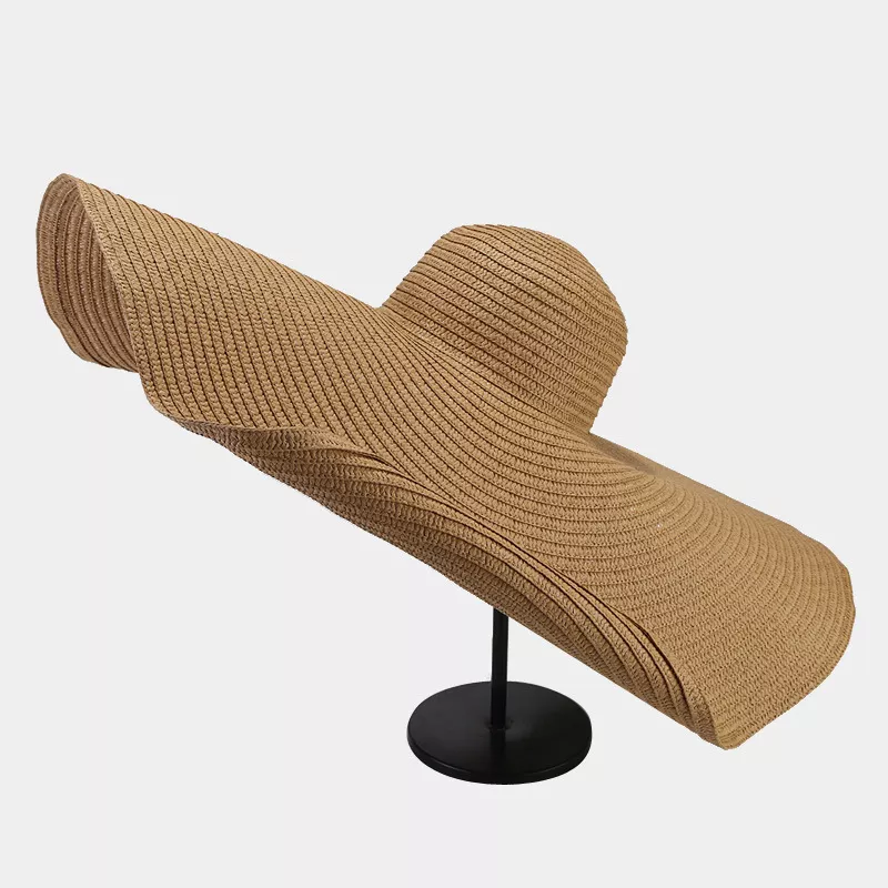 Oversized Wide Brim Straw Sun Hat, image 23