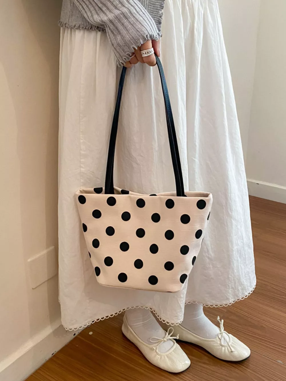 Polka Dot Shoulder Bag, image 8