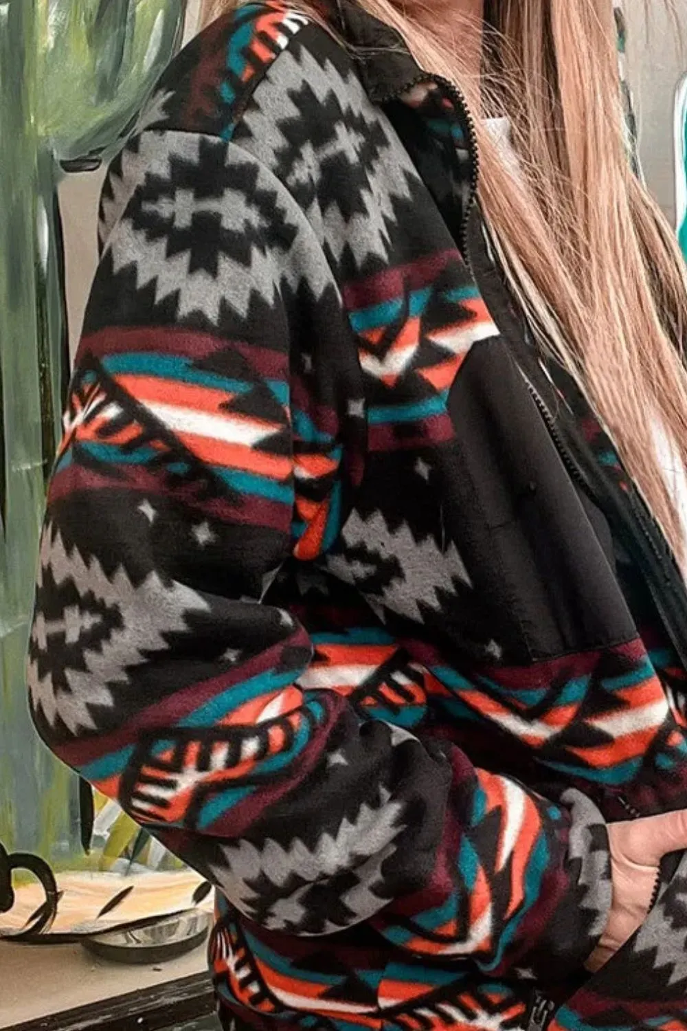 Zip Up Long Sleeve Jacket, image 3