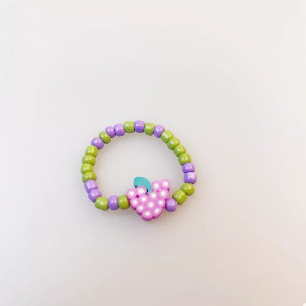 Colorful Fruit Charm Beaded Ring, image 10