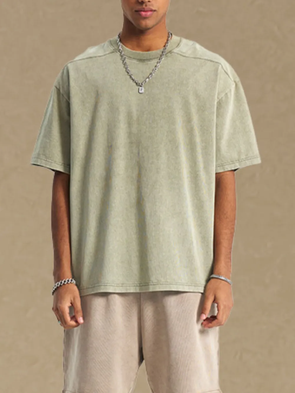 Men's Round Neck Half Sleeve T-Shirt, image 5