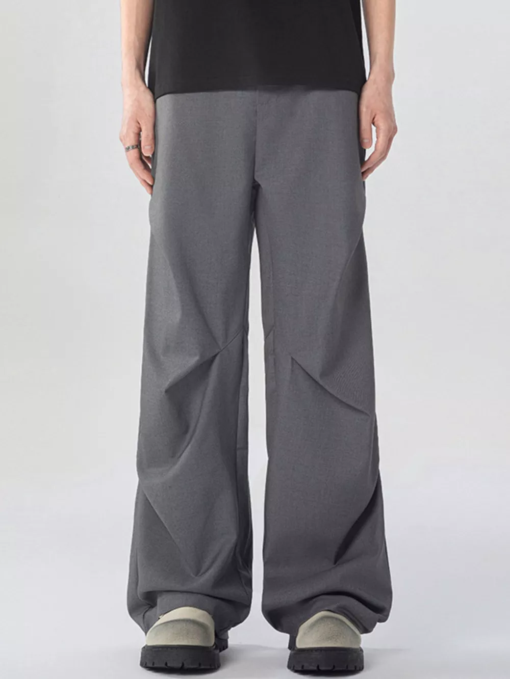 Men's Full Size Wide Leg Cargo Pants Plus Size, image 5