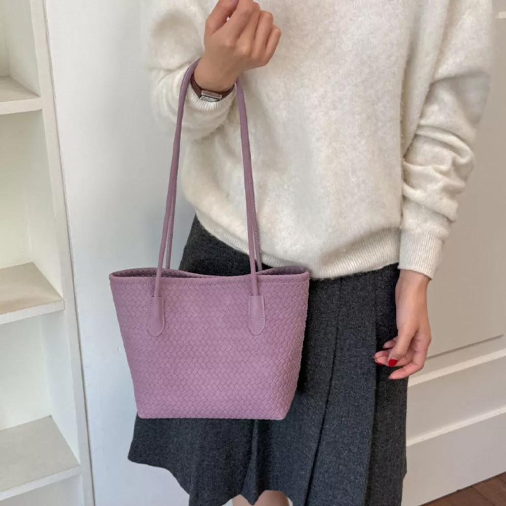 Woven Texture Shoulder Bag, image 4