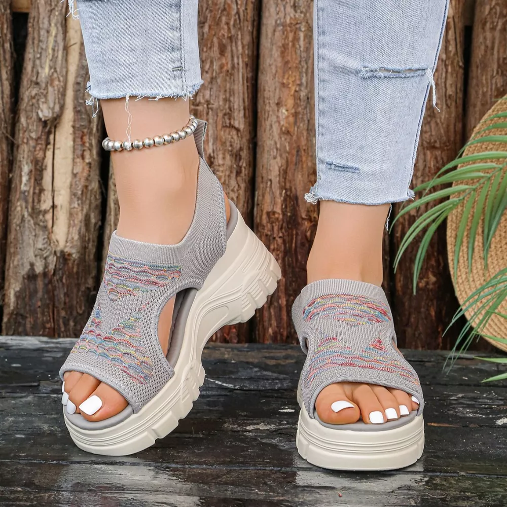 Open Toe Platform Sandals, image 4