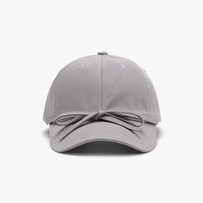 Tied Bow Cotton Baseball Cap, image 2