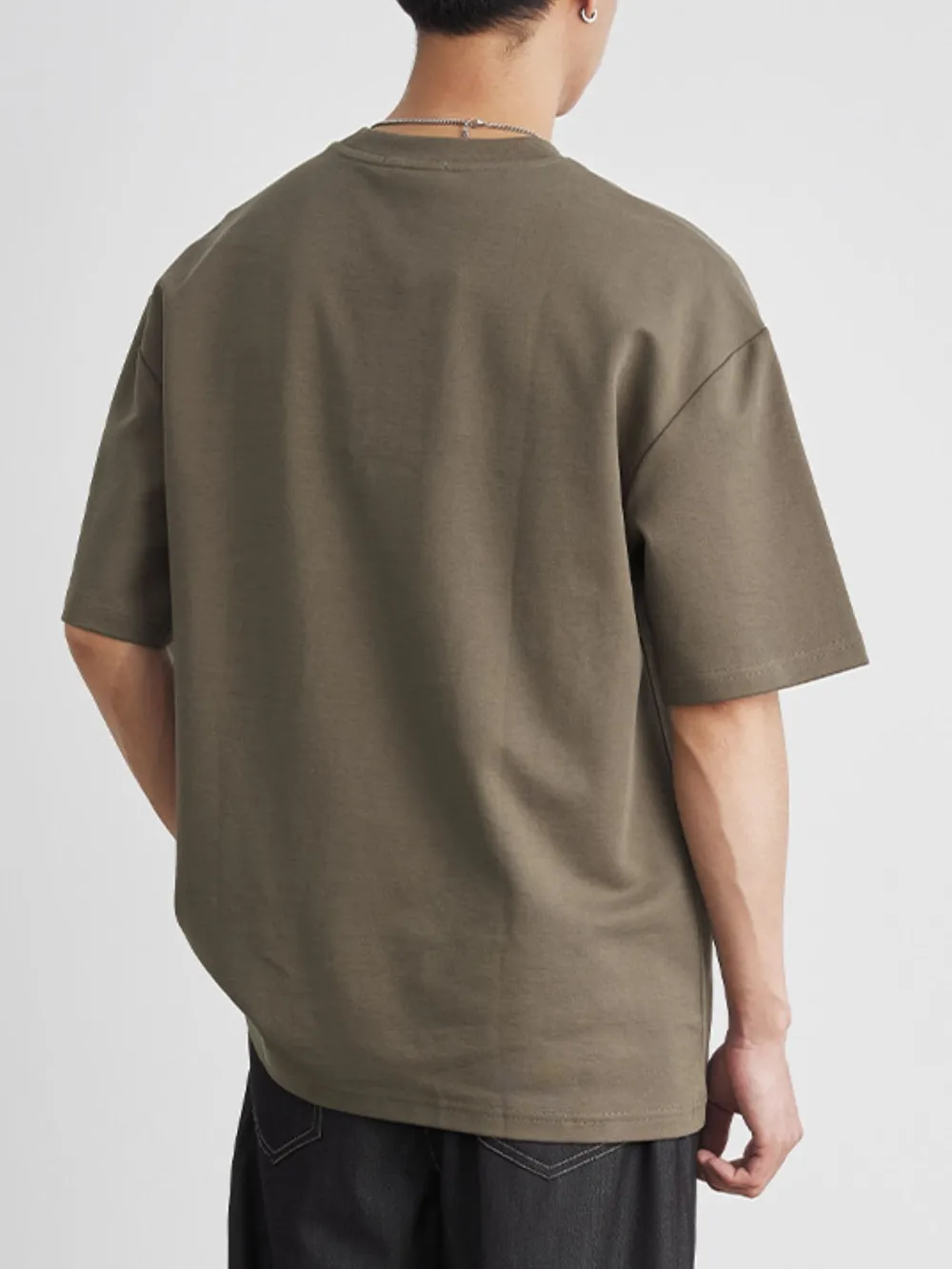 Men's Plus Size Round Neck Short Sleeve T-Shirt, image 5
