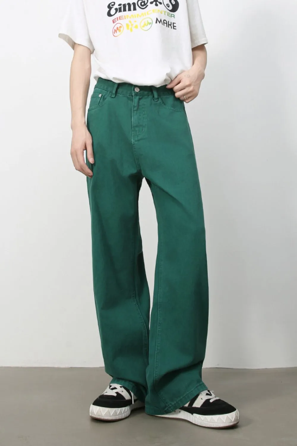 Men's Baggy Jeans with Pockets, image 6