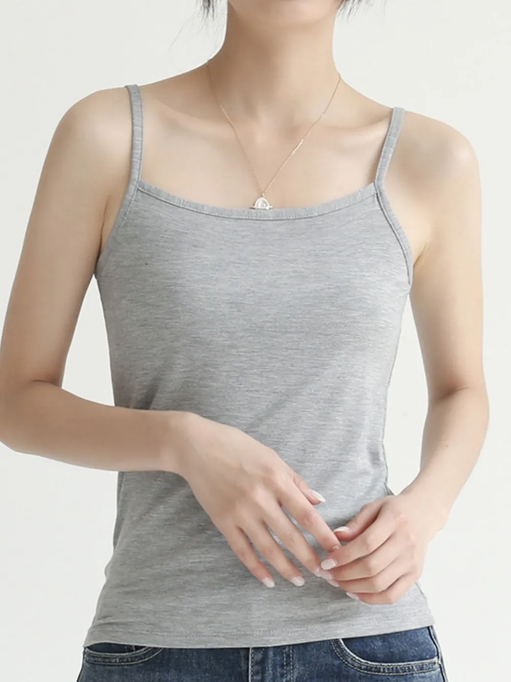 Solid Color Scoop Neck Cami, image 20