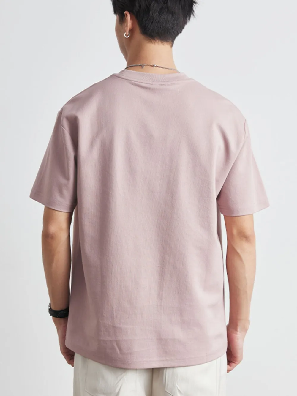 Men's Plus Size Round Neck Short Sleeve T-Shirt, image 3