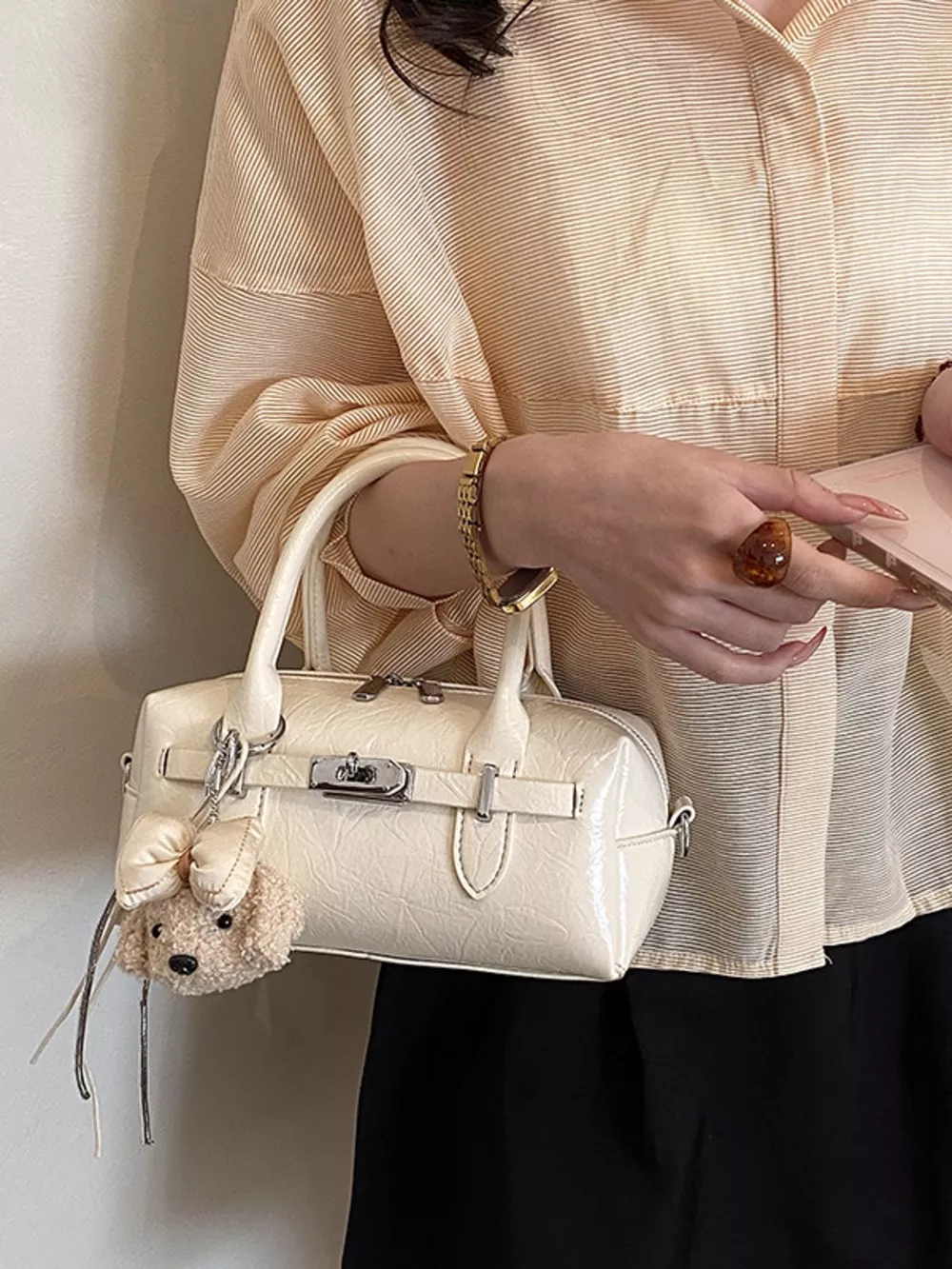 Top-Handle Shoulder Bag, image 2