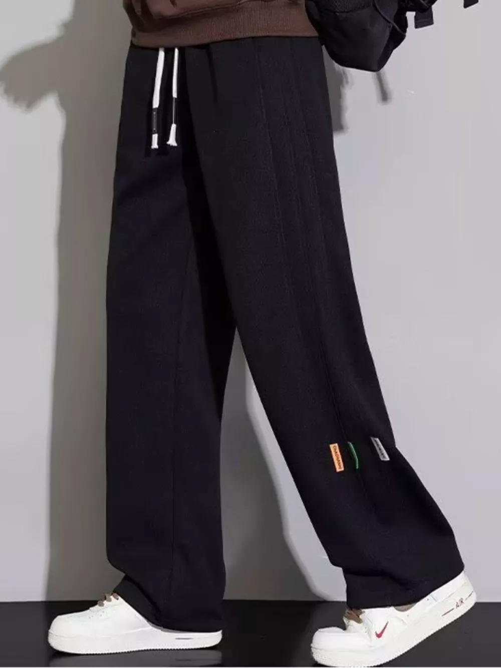 Men's Plus Size Casual Loose Fit Drawstring Pants, image 2