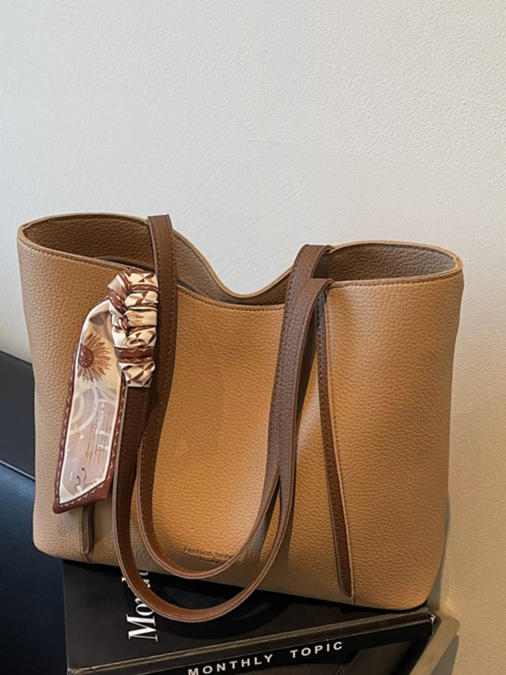 PU Leather Tote Bag, image 2