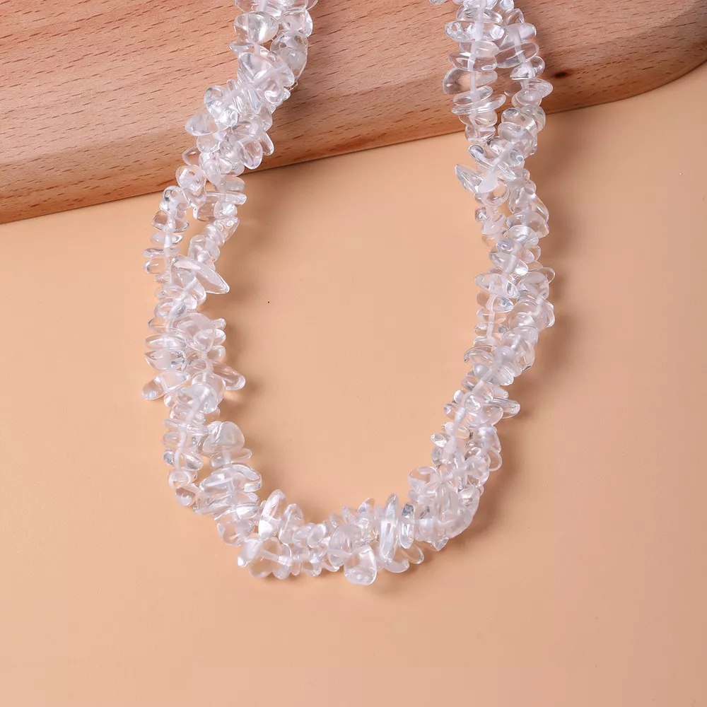 Irregular Glass Choker Necklace, image 7
