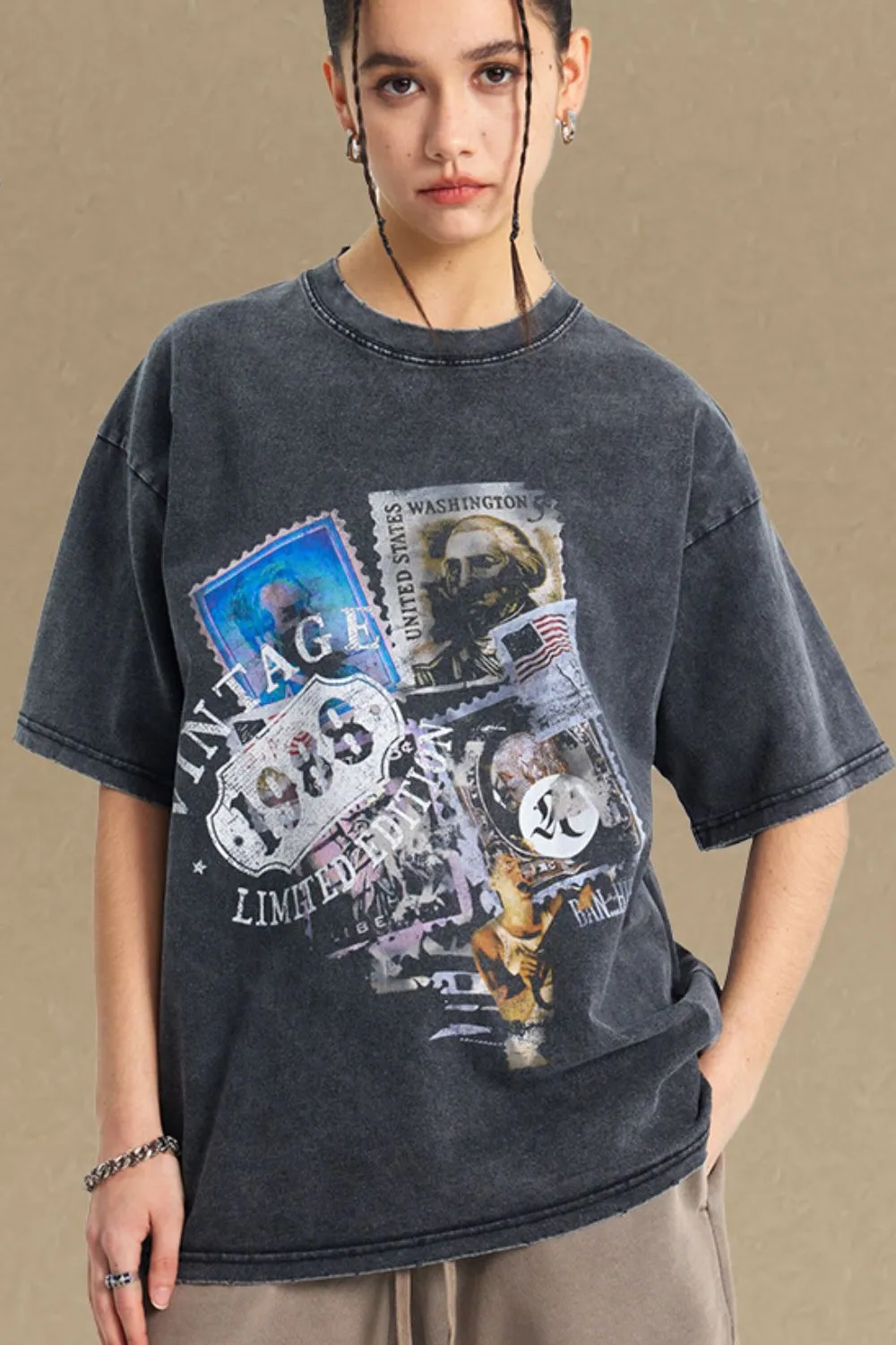 Men's Graphic Round Neck Half Sleeve T-Shirt