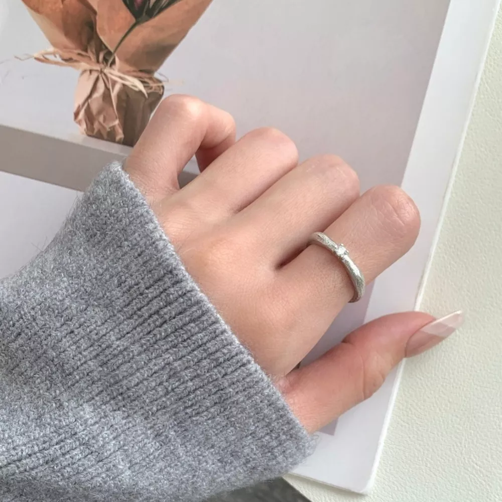 925 Sterling Silver Zircon Ring, image 2