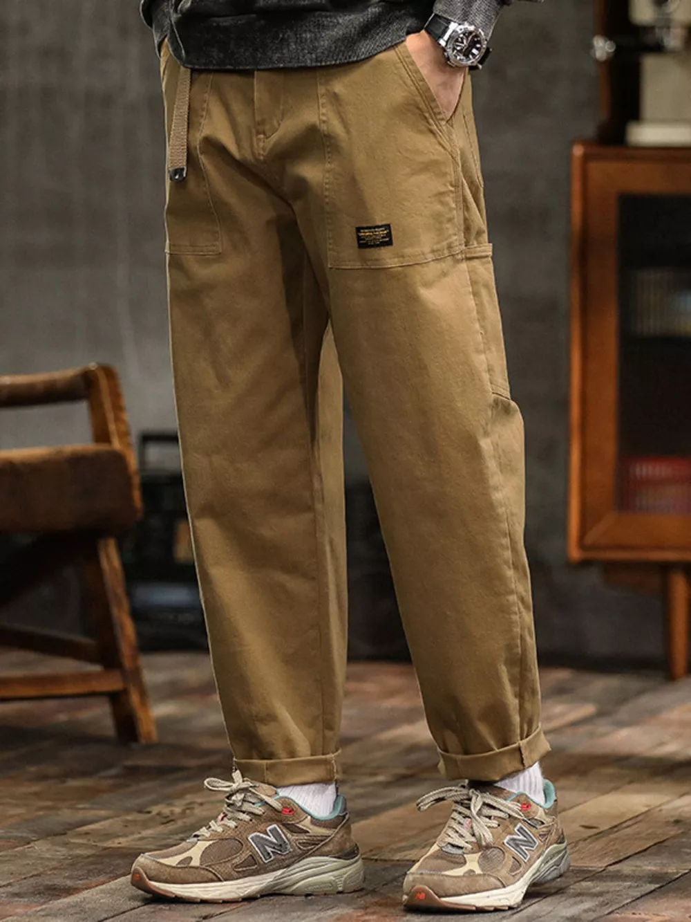 Men's Wide Leg Pants, image 7
