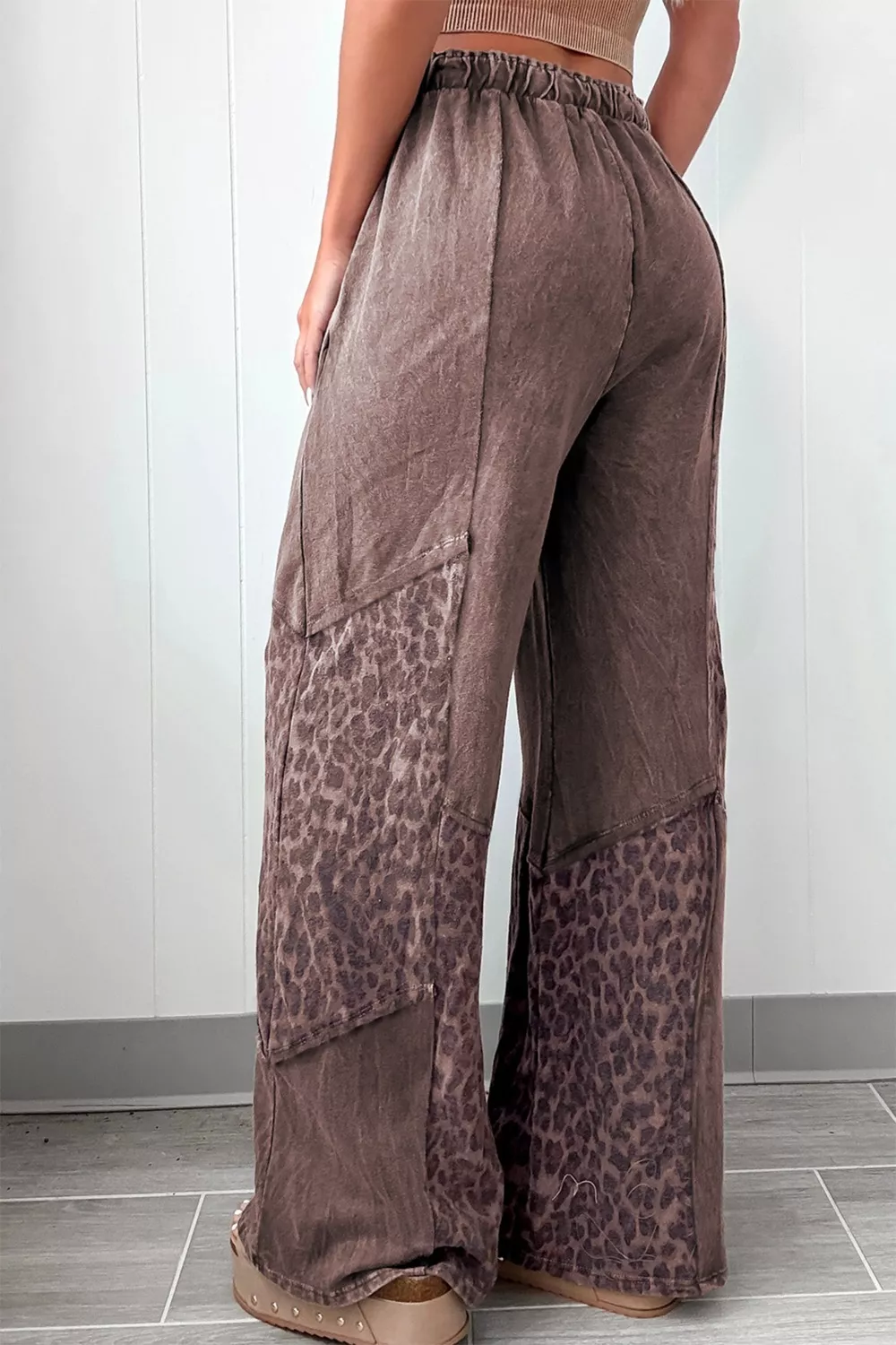 Leopard Wide Leg Pants, image 3