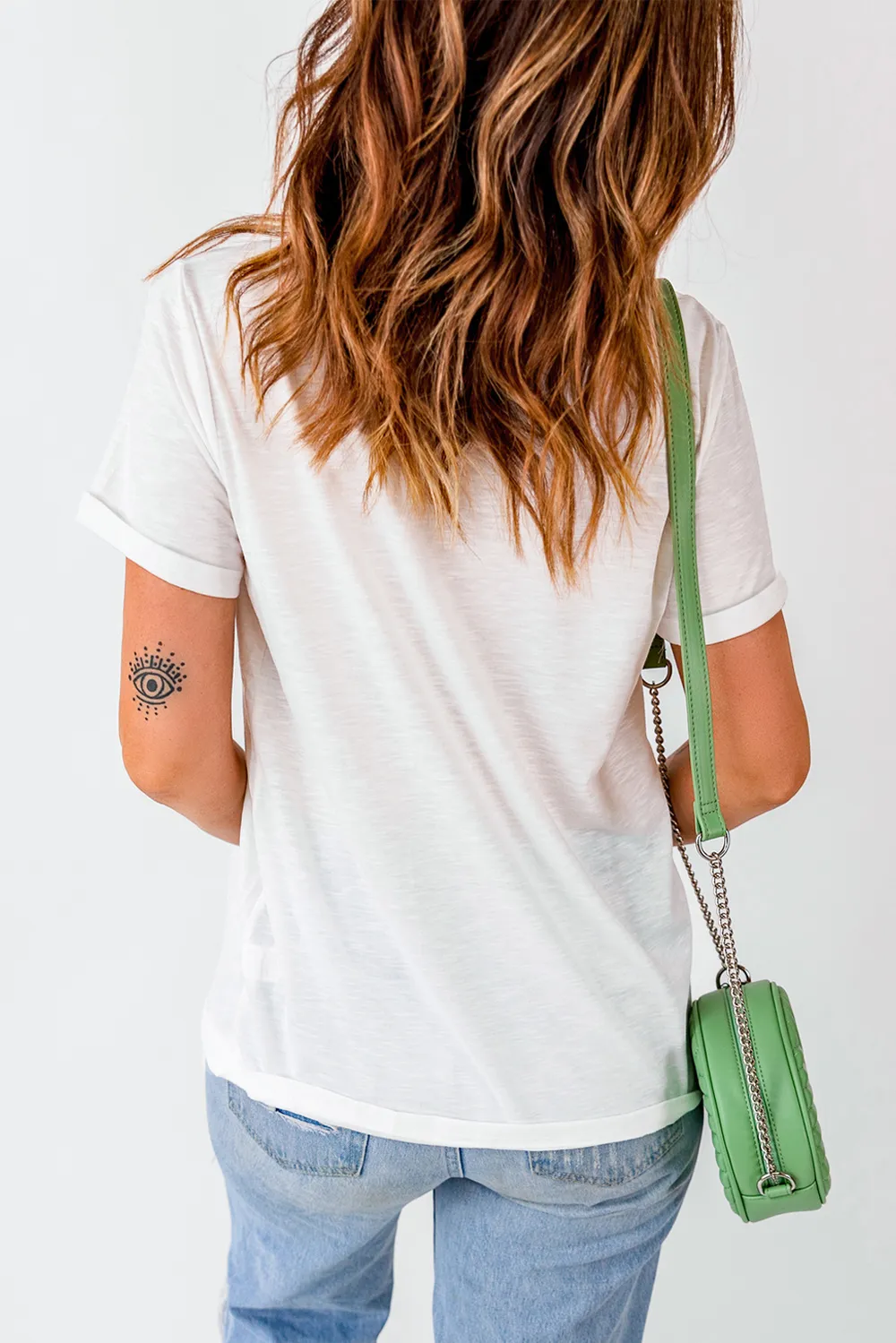 USA Round Neck Short Sleeve T-Shirt, image 5