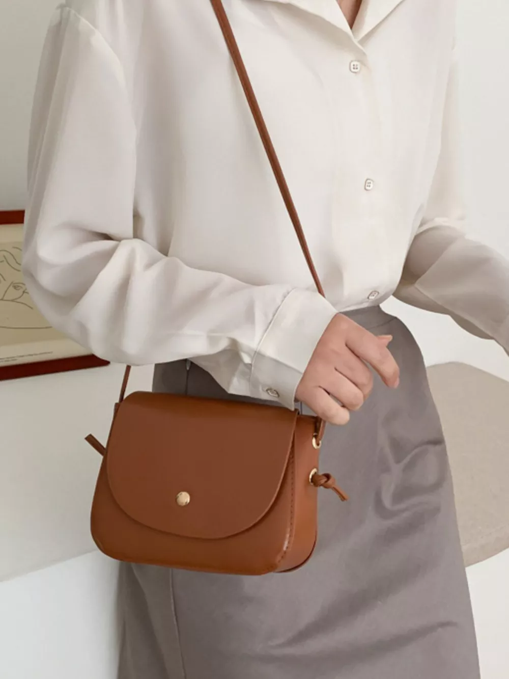 PU Leather Crossbody Bag, image 14