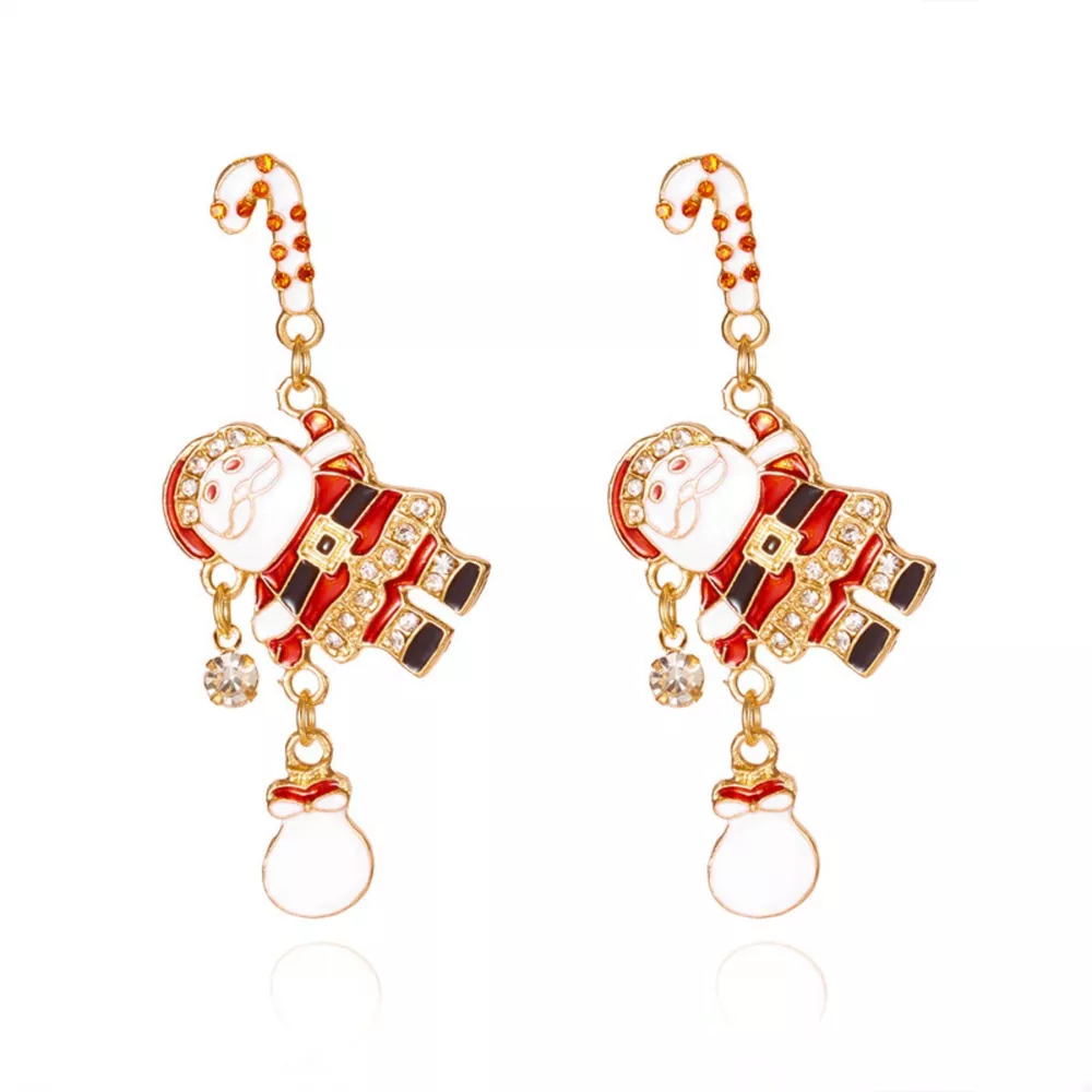Christmas Santa Drop Earrings, image 4
