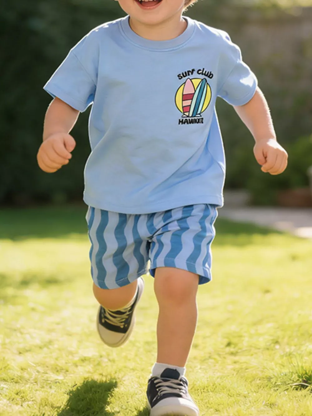 Children's Surf Club Hawaii Graphic Tee and Shorts Set, image 3