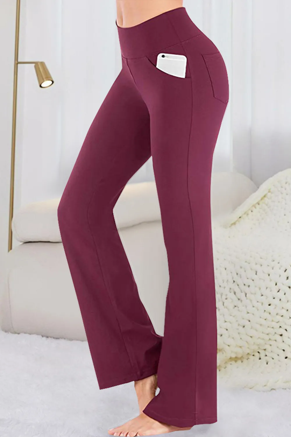 Pocketed High Waist Active Pants, image 22