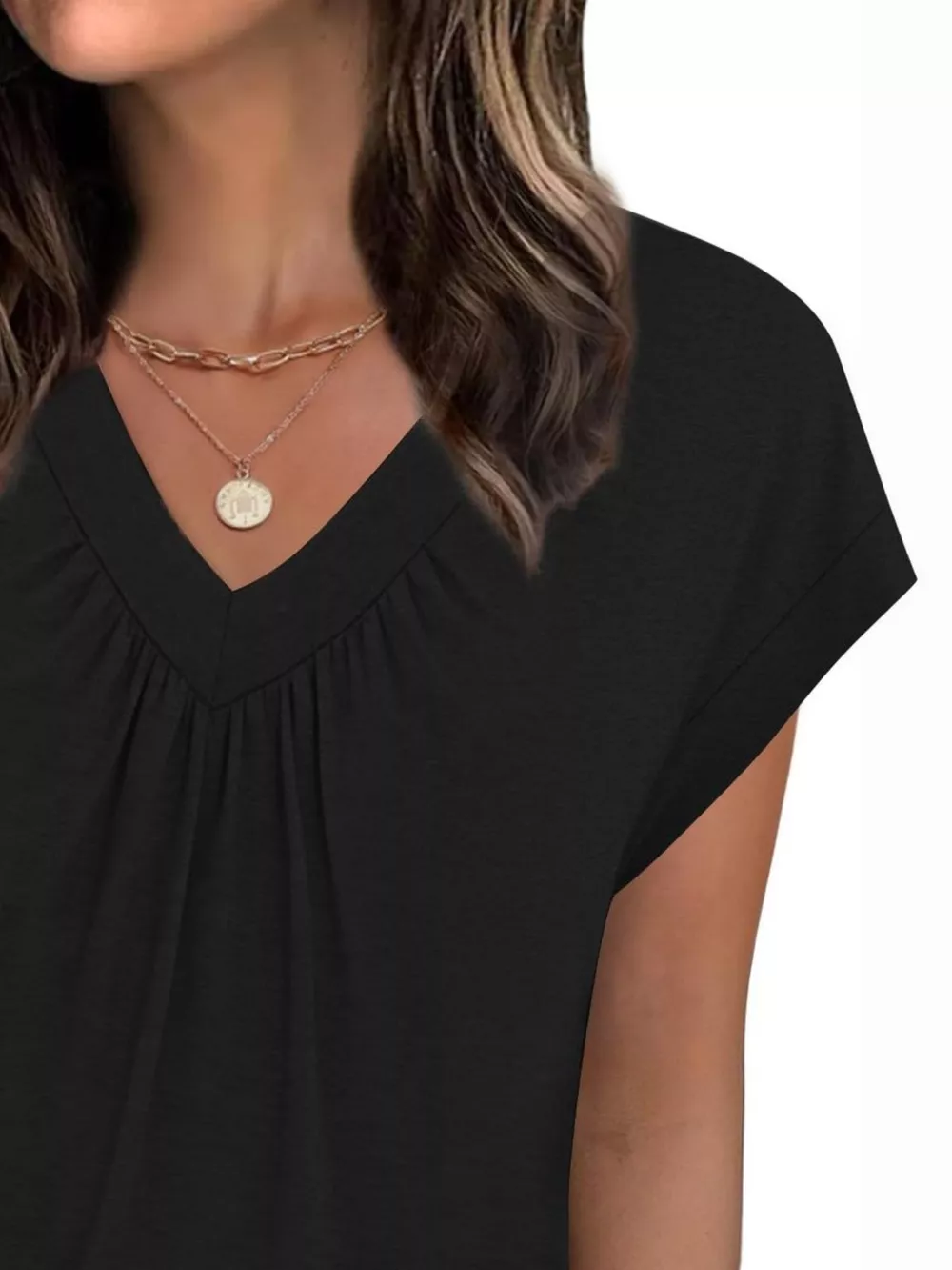 V-Neck Relaxed Fit T-Shirt, image 13