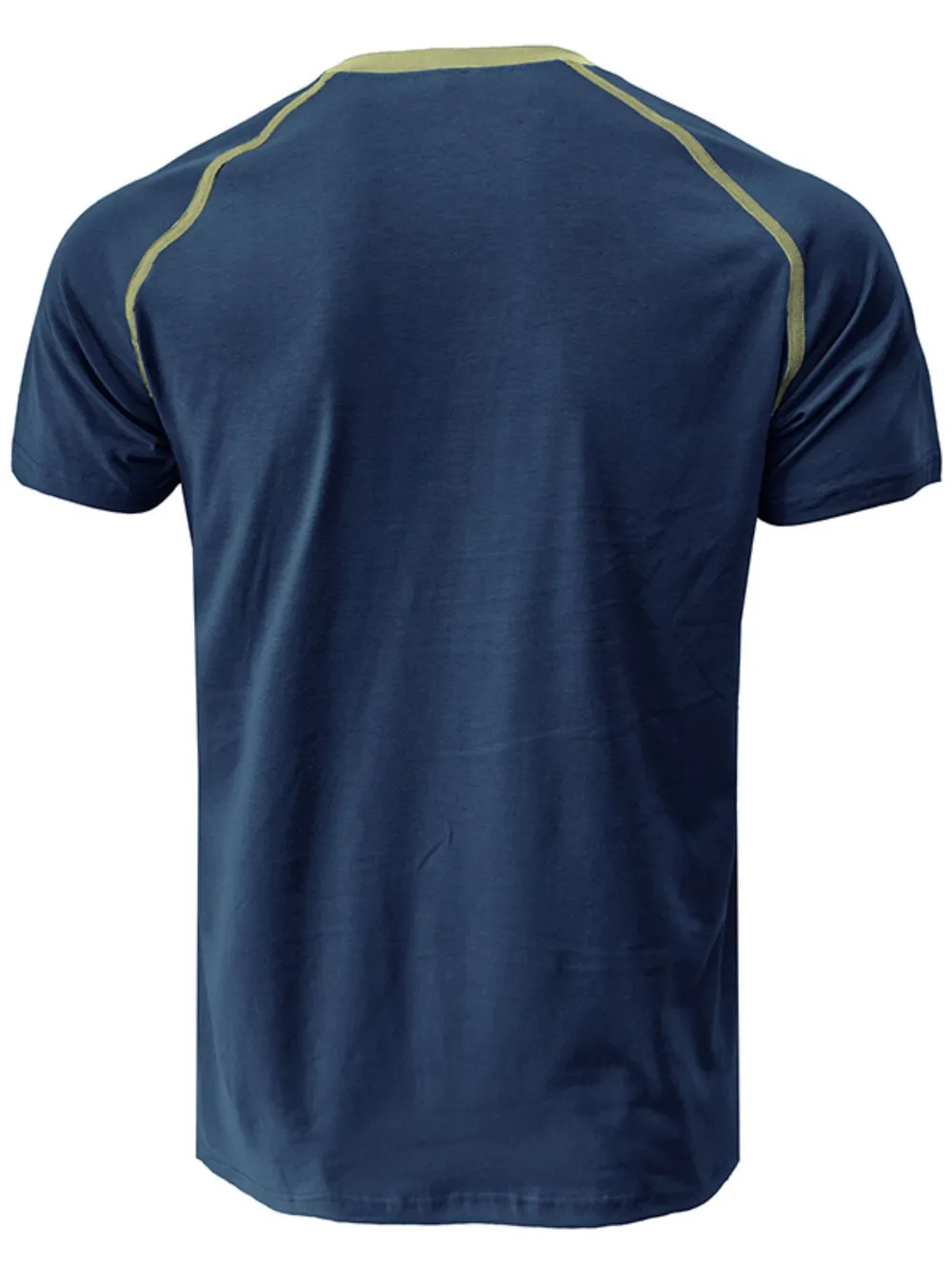 Men's Contrast Stitch Polo Shirt with Chest Pocket, image 5
