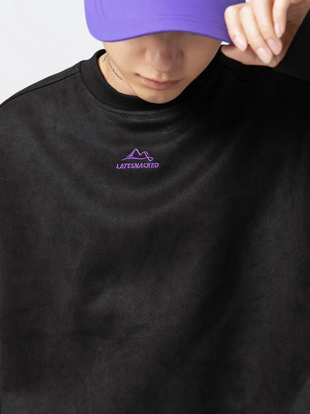 Men's Full Size Round Neck Long Sleeve Sweatshirt Plus Size, image 5