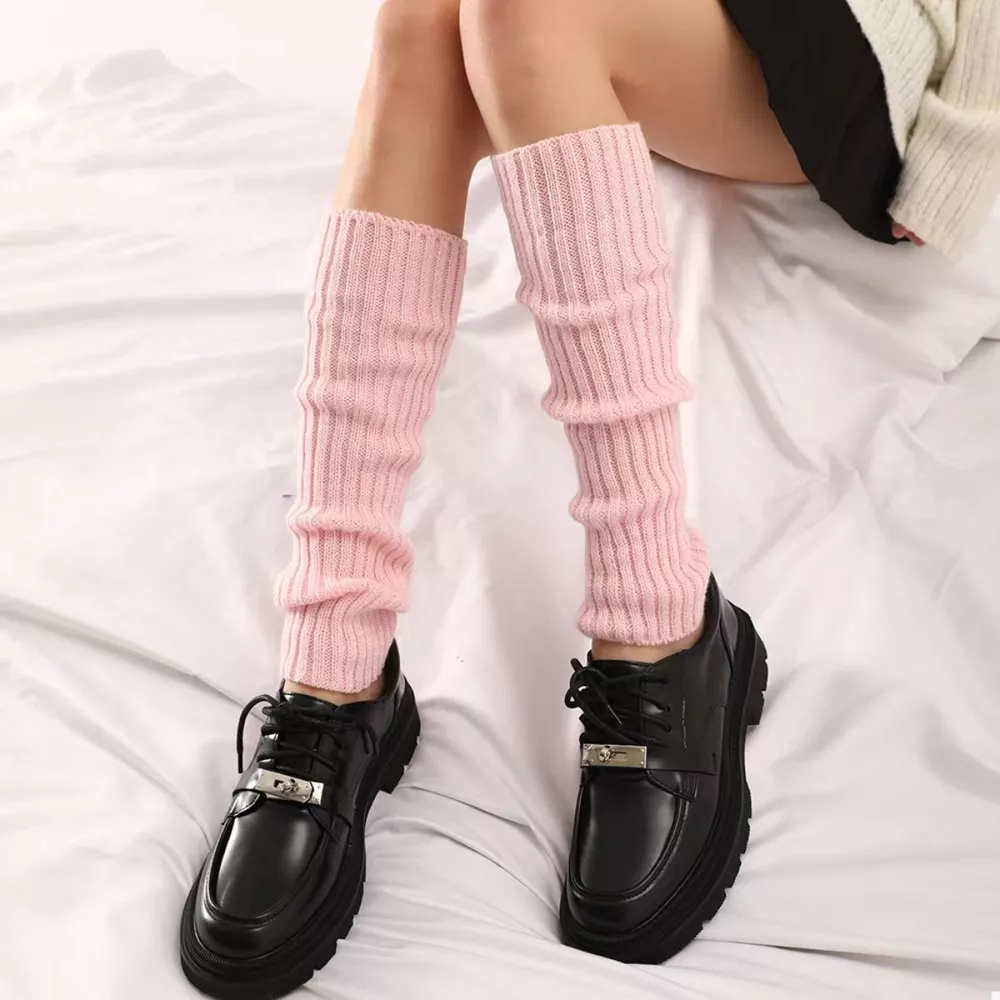 Ribbed Knit Leg Warmers, image 2