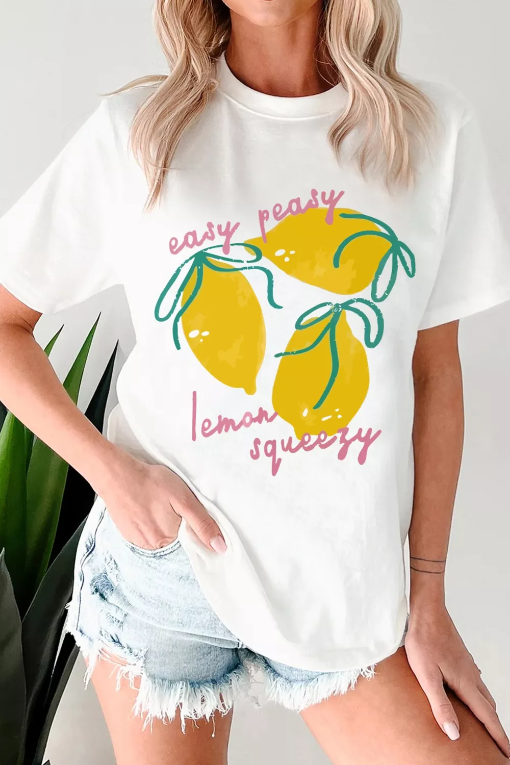 Easy Peasy Lemon Squeezy Graphic Tee, image 5