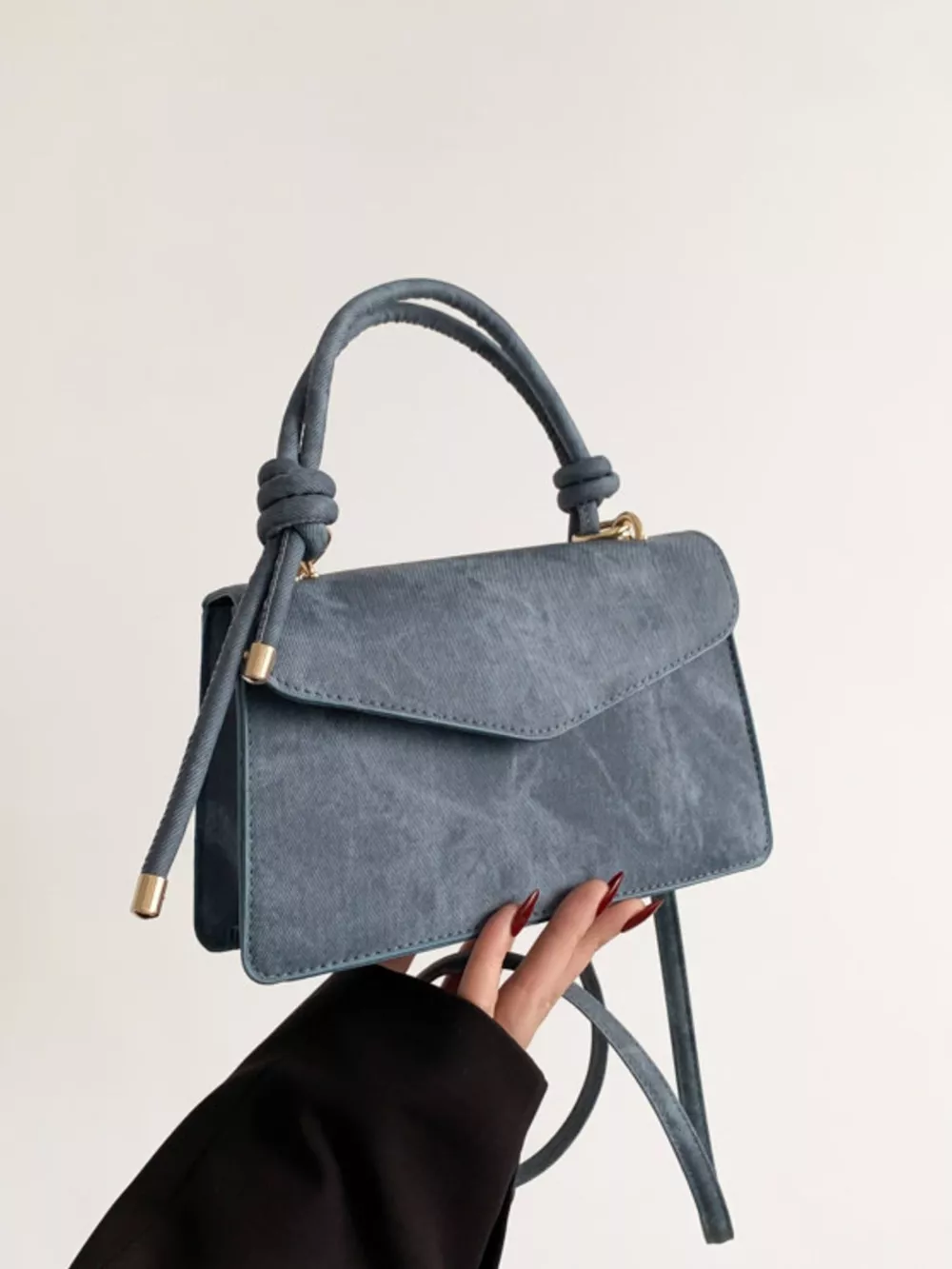 Flap Crossbody Bag with Top Handle, image 24