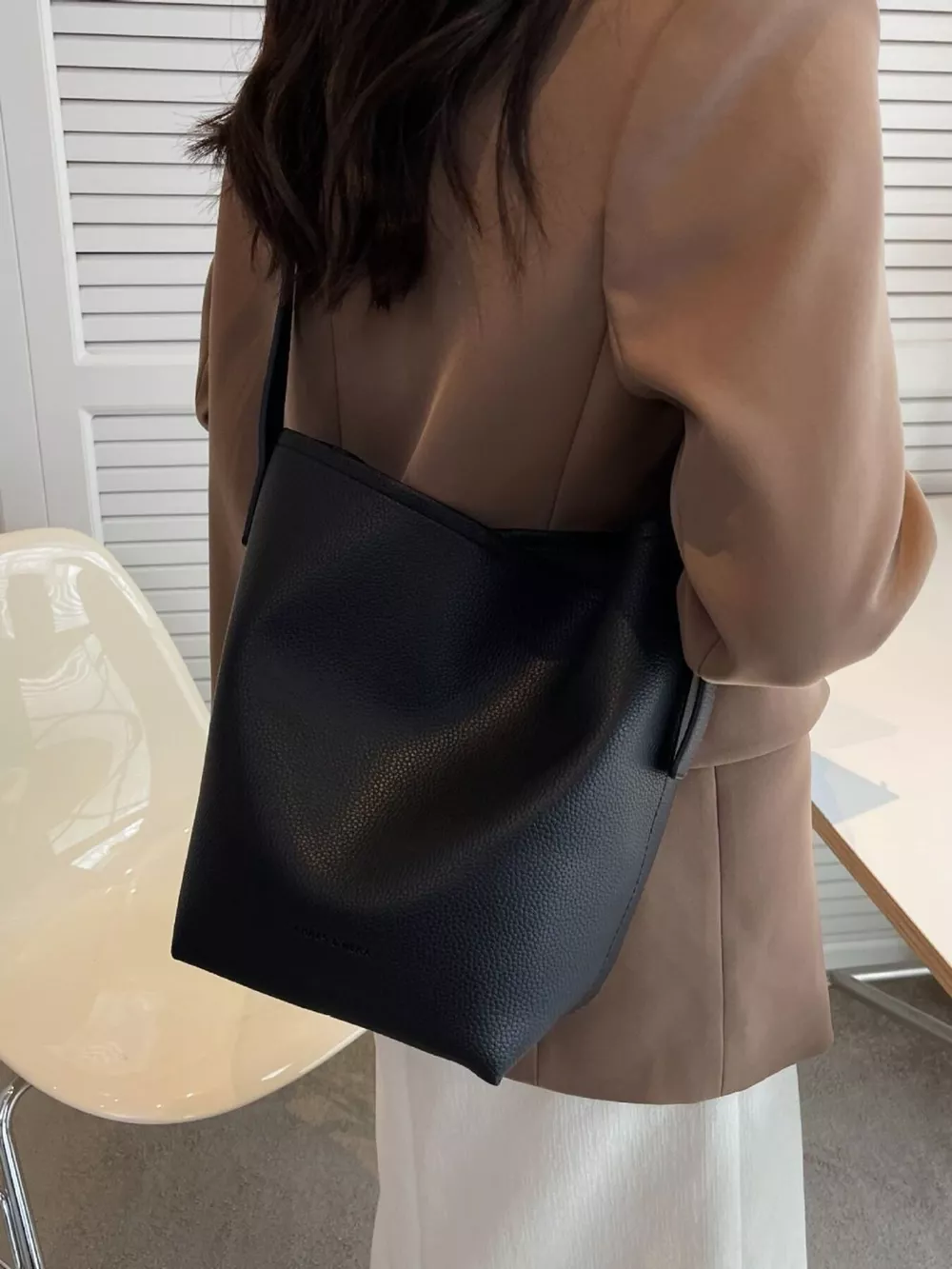 Minimalist PU Leather Shoulder Bag, image 11