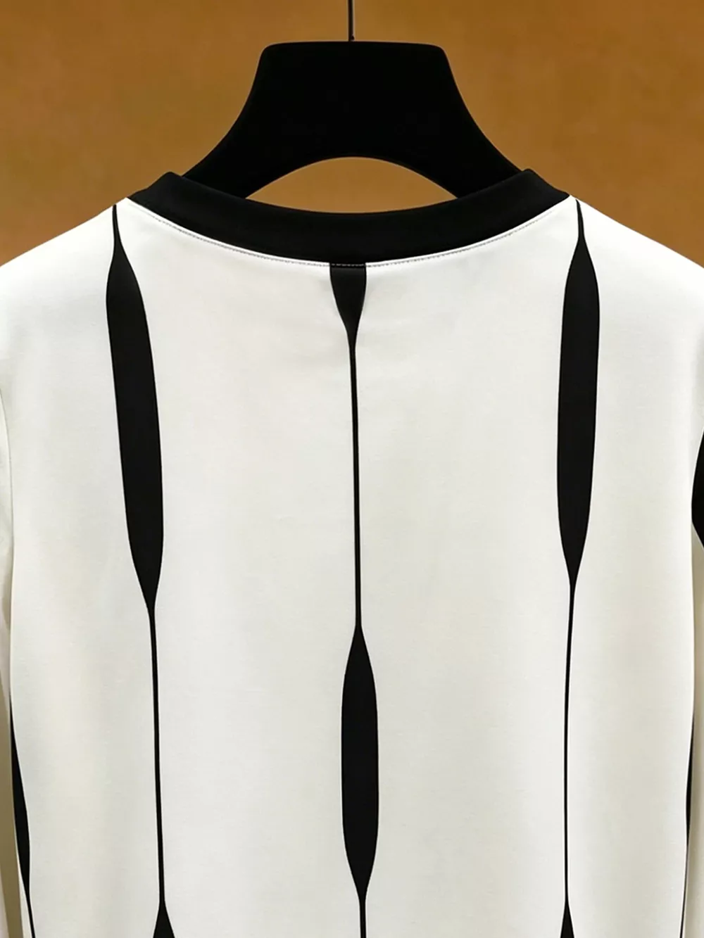 Contrast Vertical Stripe Long Sleeve Blouse, image 6