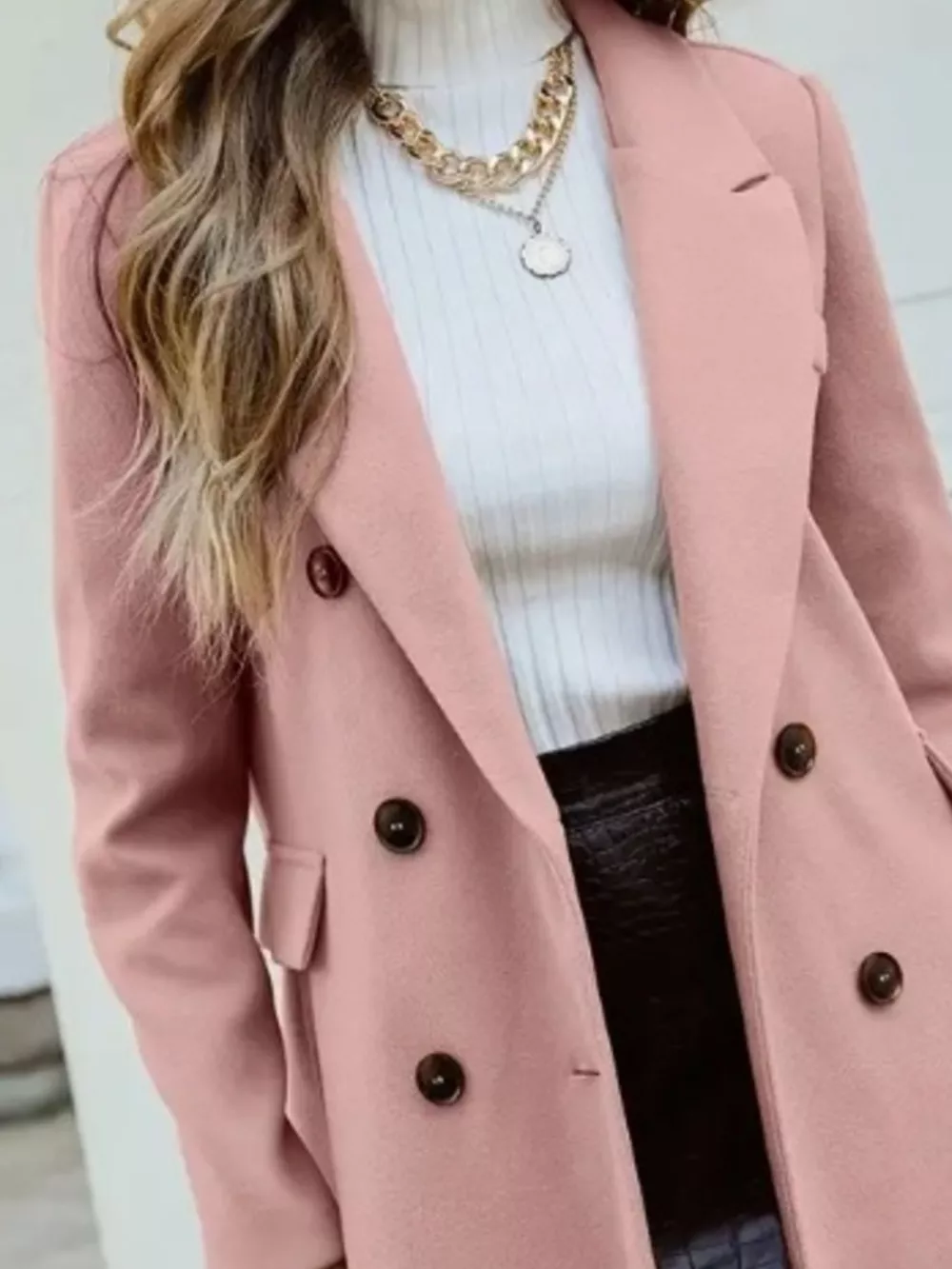 Double-Breasted Longline Coat, image 10