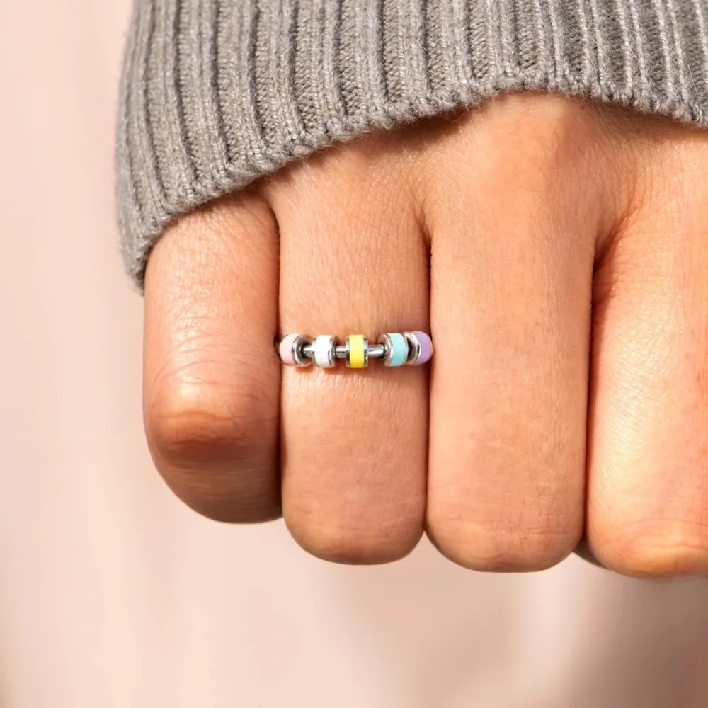 925 Sterling Silver Oil Drip Ring, image 8