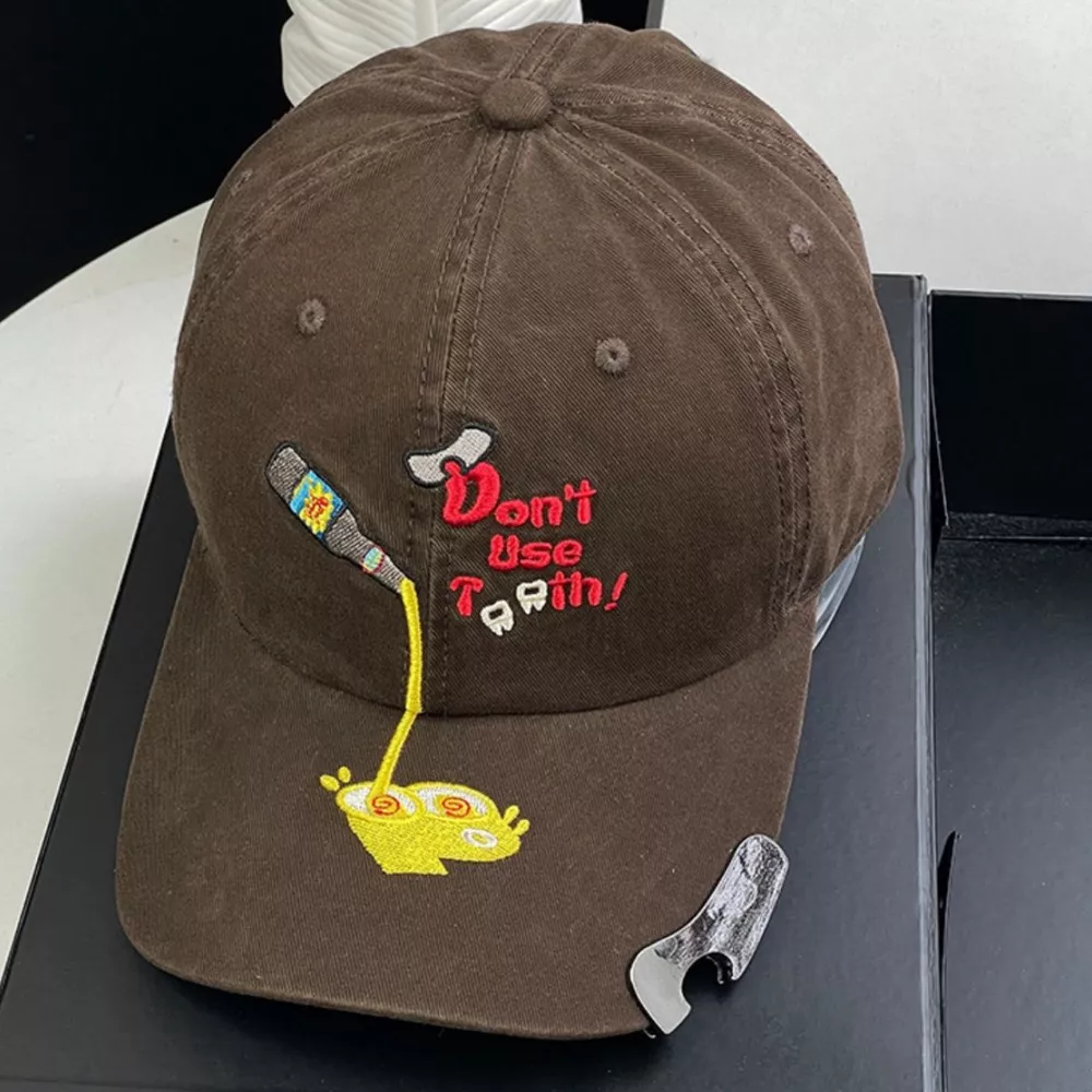 Embroidered Cartoon Baseball Cap, image 8