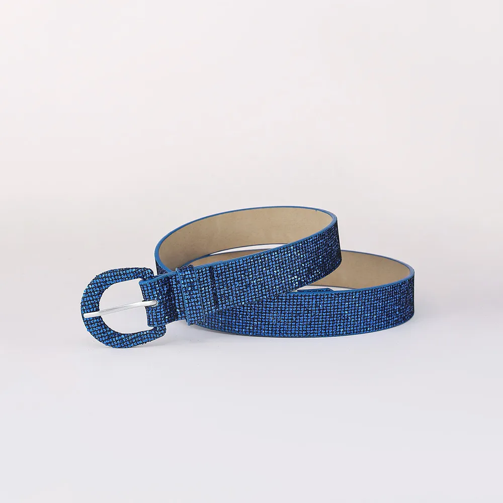 Sequin PU Leather Belt, image 4