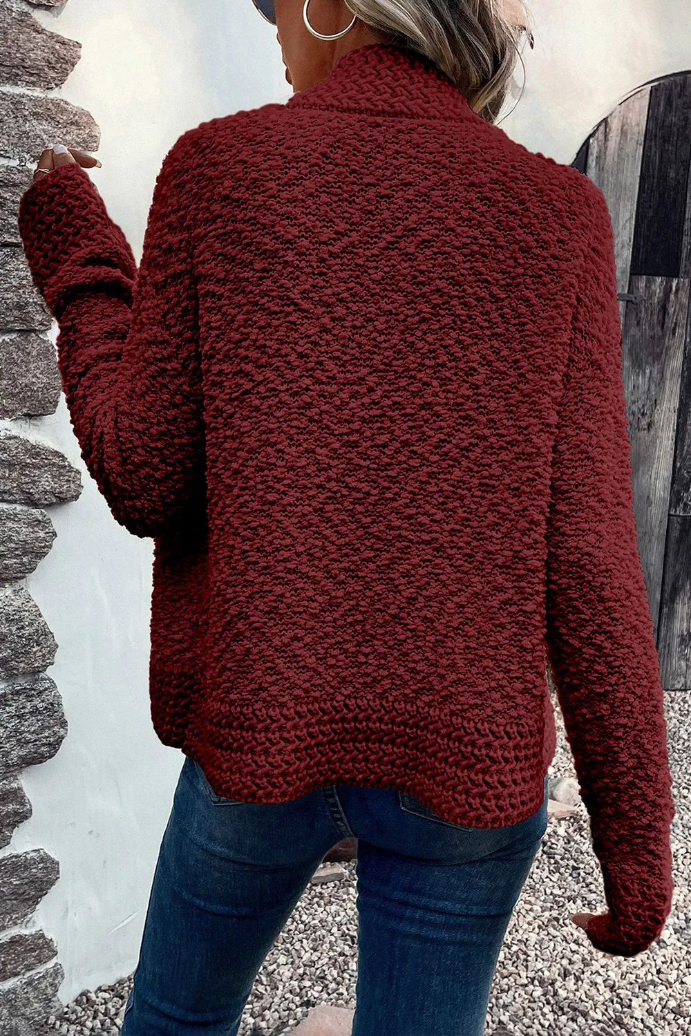 Solid Color Open Front Cardigan, image 19