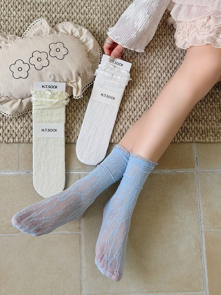 Lace Sheer Socks, image 17