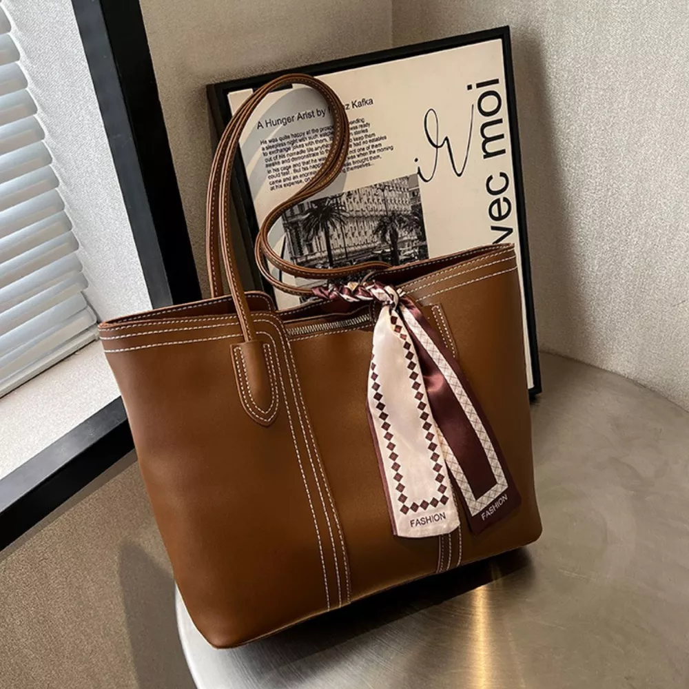 PU Leather Tote Bag, image 3