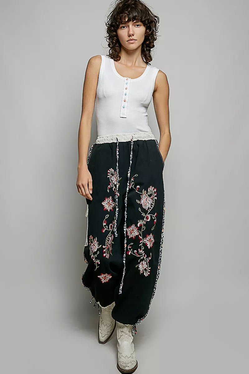 Colorful Button Round Neck Ribbed Tank, image 6