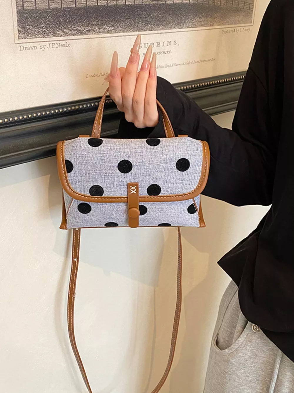Polka Dot Crossbody Bag, image 10
