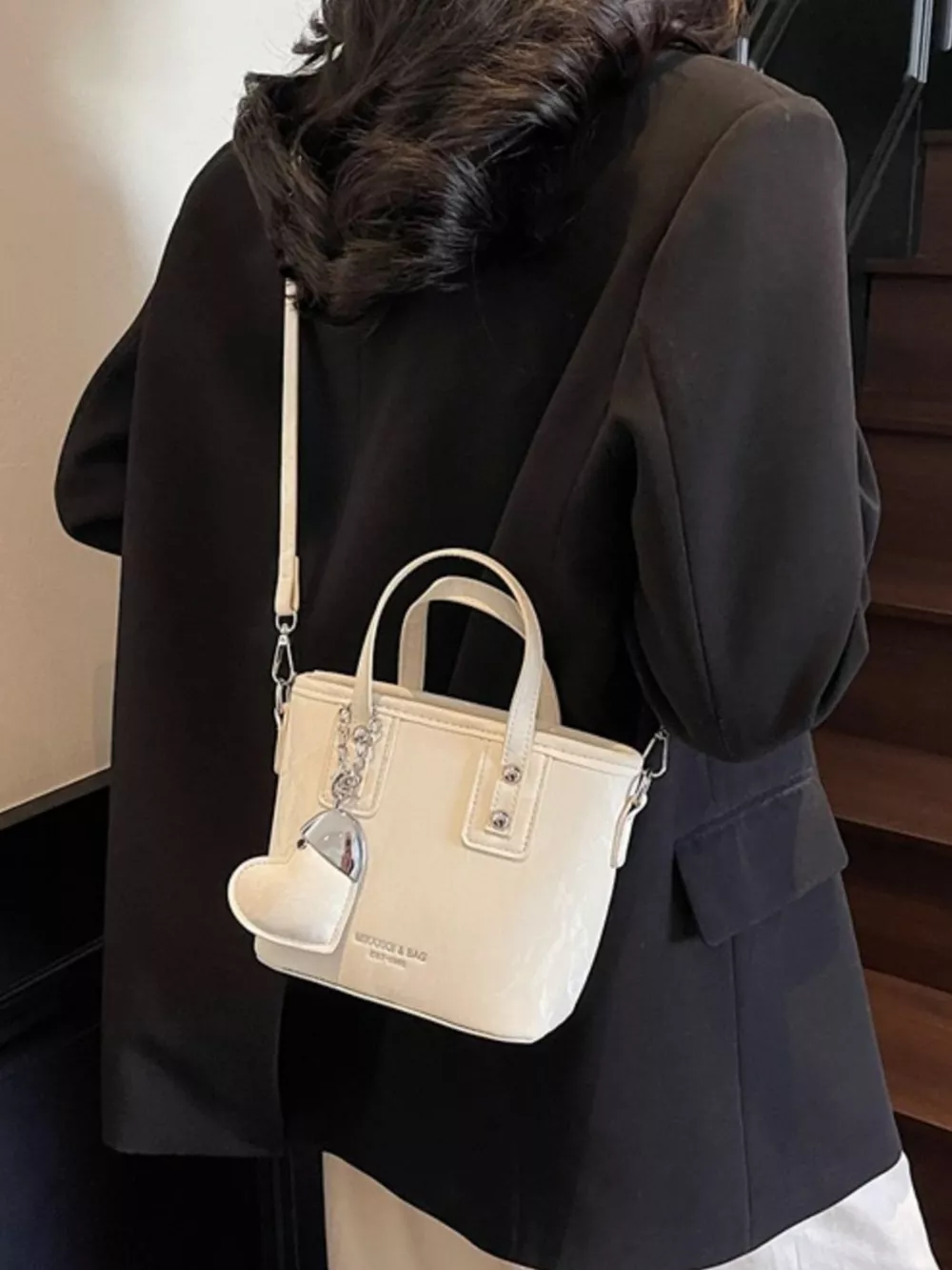 Heart Charm Crossbody Bag, image 5
