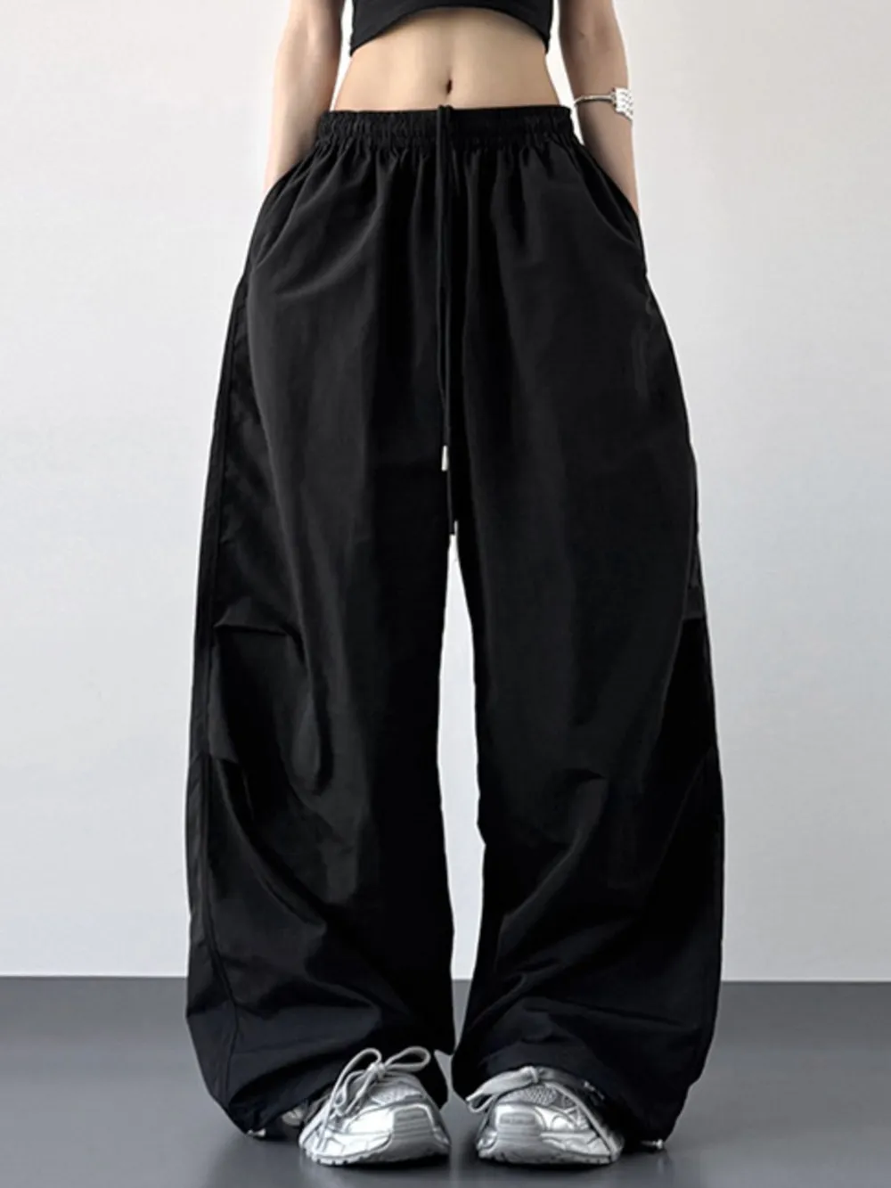 Wide Leg Drawstring Pants, image 12